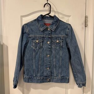 Zena Authentic Vintage Medium Wash Blue Jean Jacket